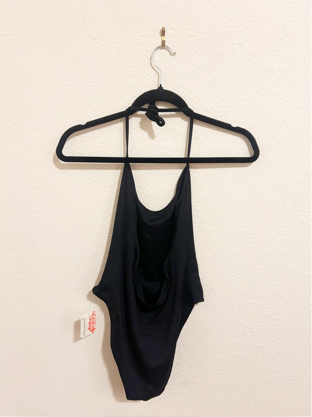 NWT Free People Toast Signature Halter One Piece Swimsuit Black - Picture 6 of 6